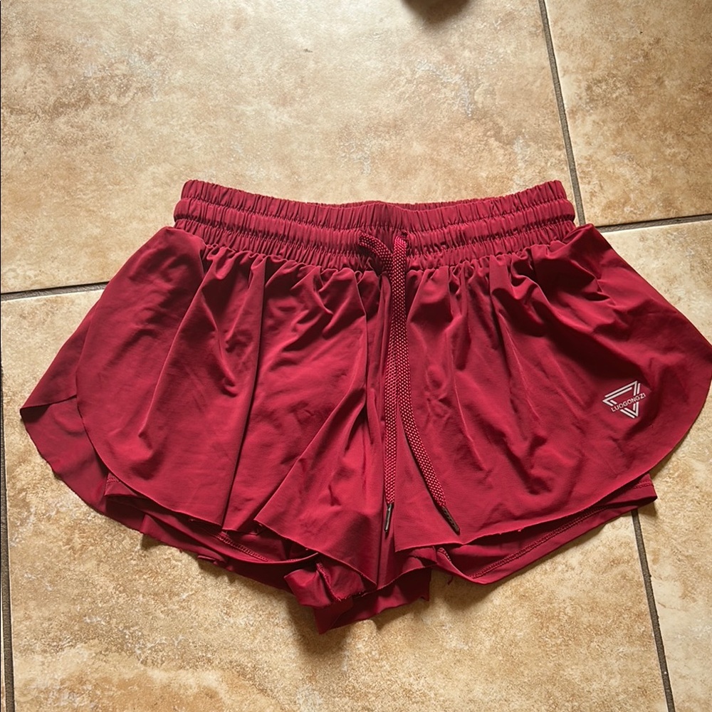 Amazon Women's Burgundy Athletic Shorts